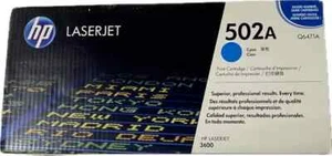 Genuine HP 502A Q6471A Cyan Toner LaserJet 3600 In Sealed Box Ink - Picture 1 of 2