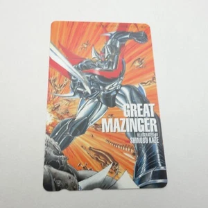 Tarjeta telefónica japonesa Great Mazinger Go Nagai - Imagen 1 de 6