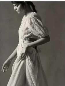 Anthropologie Verb by Pallavi Singhee Ageneza lace maxi dress Ivory New, size 8P - Picture 1 of 4