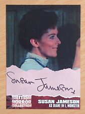 British Horror Collection Autograph Card SJ2 signed by Susan Jameson - Hammer 
