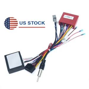 16 Pin Car Stereo Radio Power Wiring Harness w/Canbus Box For Mazda 3 5 6 8 CX-7 - Picture 1 of 6