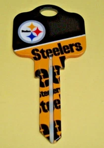 🏈 2025 NFL PITTSBURGH STEELERS KWIKSET KW1, KW10, KW11 UNGESCHNITTENER SCHLÜSSELROHLING 🏈 - Bild 1 von 2