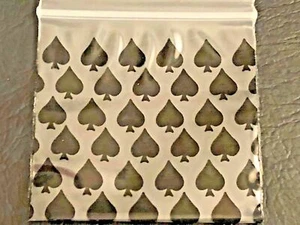 100 KLEINE BAGGIES 2020 2" X 2" MINI wiederverschließbare POLYBEUTEL SCHWARZ SPATEN - Bild 1 von 12