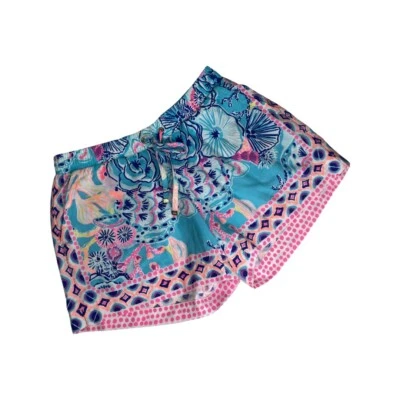 Lilly Pulitzer Katia Shorts Once Upon A Tide Size XS Elastic Drawstring Waist - Image 1 of 4
