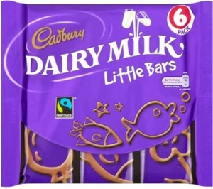 Cadbury Dairy Milk Little Bars (6 per pack - 124g) - Pack of 6 - Picture 1 of 1