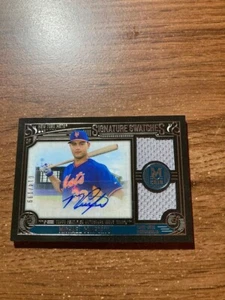 2016 Topps Museum Collection #SSD-MCO Michael Conforto doppia reliquia autografo /199 - Foto 1 di 1