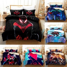 Spider-Man: Into the Spider-Verse Miles Bedding Set 3PCS Duvet Cover Pillowcase