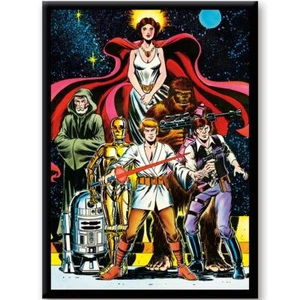 Star Wars Retro Comic Poster Magnet - Picture 1 of 1