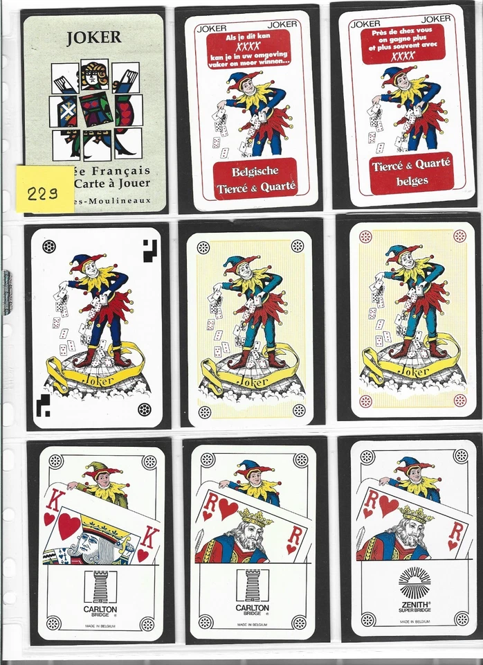 ♣️ JOKERS : Lot de 9 jokers - Photo 1/1