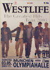 WESTLIFE CONCERT TOUR POSTER 2003 GREATEST HITS