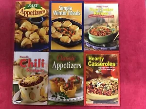 6 Cook / Recipe Book Lot- 2005 By LW Press. Hard Back Cook Book Set. - Foto 1 di 1