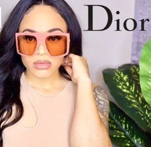 Pink Christian Dior So Light 1 Sunglasses Shield - Picture 1 of 5