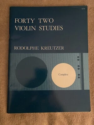 Forty Two Violin Studies By Rodolphe Kreutzer - Image 1 of 4