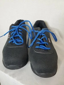 LARNMERN LM170130KN Steel Toe Work Men's Shoes Size 9 Black Grey Blend - Picture 1 of 5