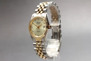 Vintage 1991 Near MINT Bulova Super Seville 11P Diamond President Style Qz Watch - Picture 1 of 10