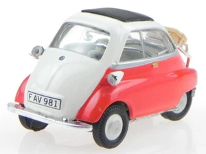 BMW Isetta 250 rojo coche en miniatura Cararama 1:43 - Imagen 1 de 4