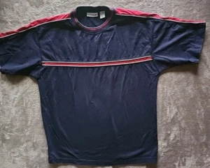 Canyon River Blues Polo Shirt Short Sleeve Men X-Large XL 100% Cotton Blue Red - Picture 1 of 5