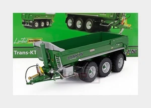 1:32 UNIVERSAL HOBBIES Joskin Trailer Trans-Ktp 27-65 3-Assi 2010 Green UH6815 M - Picture 1 of 2