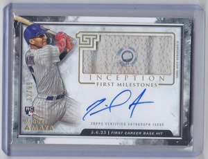 2023 Topps Inception Baseball Miguel Amaya Rookie 1st Milestones RPA /99 Cubs - Picture 1 of 2