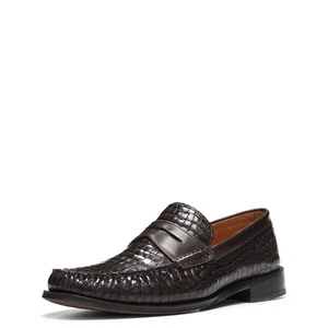 Donald Pliner Herren Miles Crocco Leder Halbschuh, Cappuccino, 7,5 - Bild 1 von 3