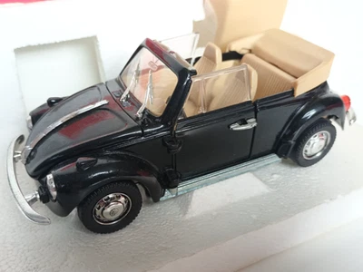 Polistil Volkswagen Beetle 1303 Cabriolet Negro S15 En Caja 1:25 De Colección 1974 Foto 1 de 4