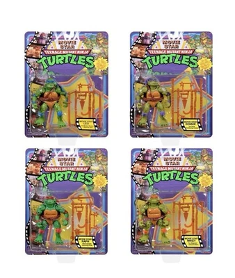Teenage Mutant Ninja Turtles TMNT Bundle Pack Movie Star Figures Playmates Toys - Image 1 of 4