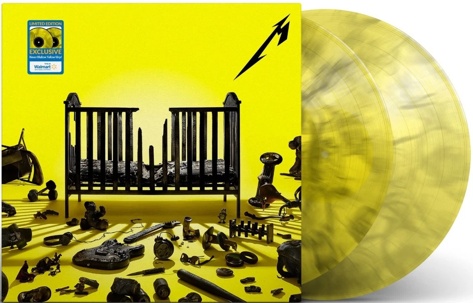 Please Read! Metallica 72 Seasons Limited Ed Yellow & Black Swirl Vinyl - Image 1 of 1