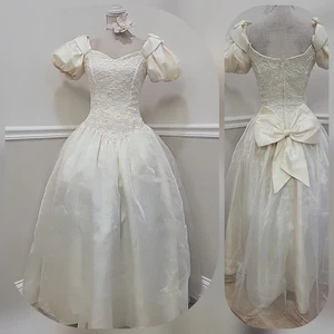 Vestido de novia Time & Eternity de Sharon Atkin de colección años 89 princesa romántica nuidal - Imagen 1 de 12