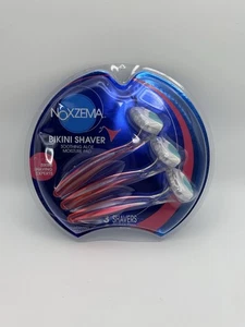 Noxzema Bikini Shaver Soothing Aloe Moisture Pad 3 Razors New - Picture 1 of 2