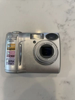 Nikon Coolpix 4600 Silver Compact Camera No Card -Tested and Working - Image 1 of 4