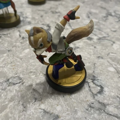 Fox McCloud Star Fox Amiibo Super Smash Bros. Figure Loose Nintendo Switch - Image 1 of 4