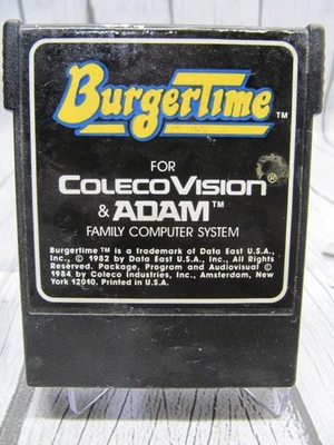 Colecovision And Adam BurgerTime Game Cartridge Only Tested And Works - Image 1 of 3