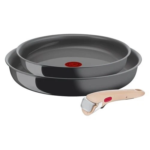 Lagostina Set padelle 2 pz ( 24 e 28 cm ) alluminio ceramicato manico amovibile - Immagine 1 di 1