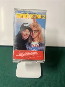 Wayne's World 2 Soundtrack Cassette Tape (1993) w/ Hype Sticker SEALED - Picture 1 of 6
