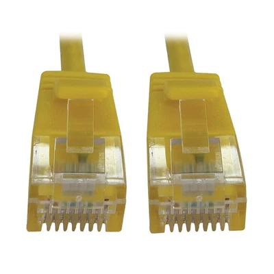 EATON N261-S02-YW Cat6a 10G Ethernet Cable, Snagless Molded Slim UTP Network (56 - Image 1 of 4