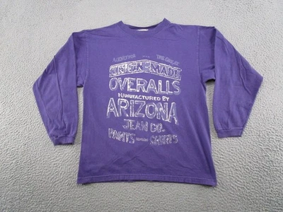 Camiseta Jeans Arizona Vintage Años 90 Y2K Púrpura Manga Larga Jóvenes Niños Talla L 14-16 Foto 1 de 4