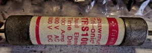 8..TRS100R  Current limiting Time Delay  DUAL ELEMENT  RK5 Fuse 100A, 600V AC/DC - Picture 1 of 5