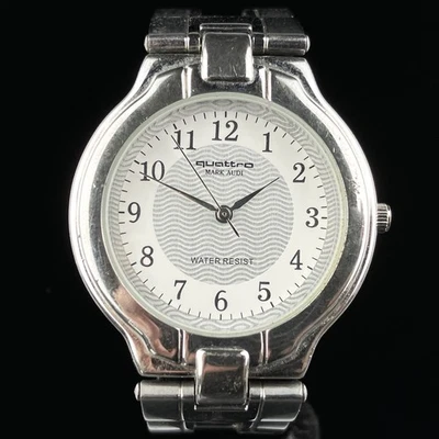 Mark Audi Quattro Unisex Silver Tone Water Resistant Steel Watch Japan Import - Image 1 of 4