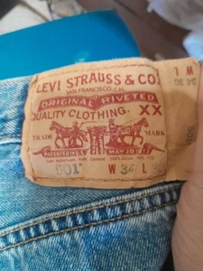 Levi Strauss 501 XX  34x30 Good Preowned Condition - Picture 1 of 15