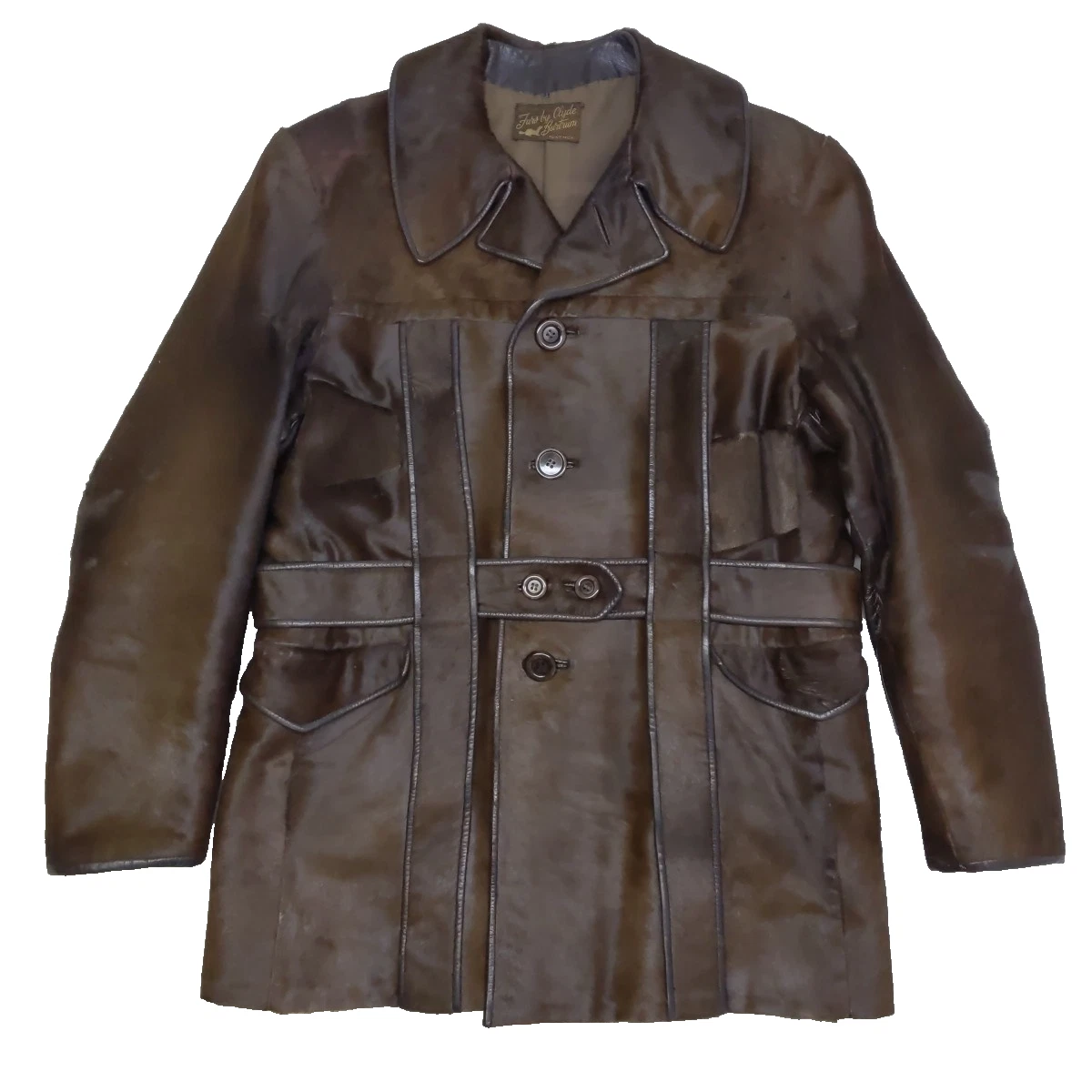 Mod/GoGo Leather Vintage Outerwear Coats & Jackets for Men for