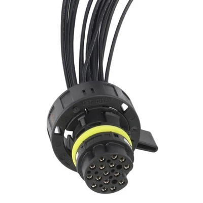 16-Pin Connector Automotive Replacement ABS Material Easy Installation - Image 1 of 4