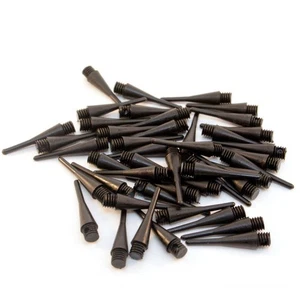 Softdartspitzen  Dartspitzen Dartpoints Darttip Standard 2ba Schwarz Lang Cones - Bild 1 von 1