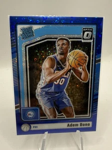 2024-25 Panini Donruss Optic ADEM BONA Blue Disco Prizm /49 #281 SP RC 76ers - Bild 1 von 2