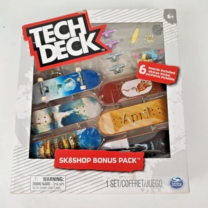 Tech Deck Flip SK8SHOP 6 Pack Finger Skateboards - Bonus Pack - Aprile - Foto 1 di 7