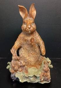 Court Of Masters Sommeliers Decorative Rabbit Bar Bottle Caddy Storage 16" RARE - Picture 1 of 14
