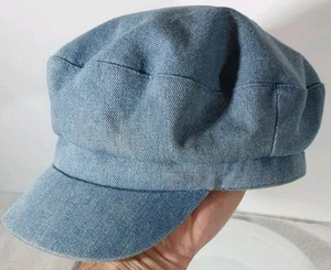 Girls Lovely Blue Denim/Cotton Cap Zara Accessories 15 cm Pretty Young Fashion - Picture 1 of 11