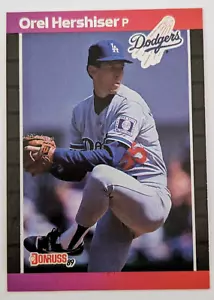 1989 Donruss Baseball - #197 Orel Hershiser - Dodgers - Picture 1 of 3