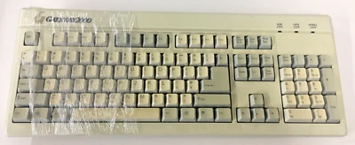 Vintage Gateway 2000 PS/2 Keyboard Mechanical 2196001-00-102 - Image 1 of 4