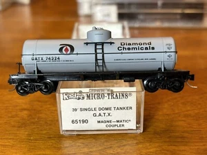 Micro Trains Spur N 39' Single Dome Tanker Diamond Chemicals GATX #74324 - Bild 1 von 6