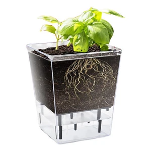Self Watering Planter Pot for Indoor Plant Automatic Watering Planter Flower Pot - Picture 1 of 12